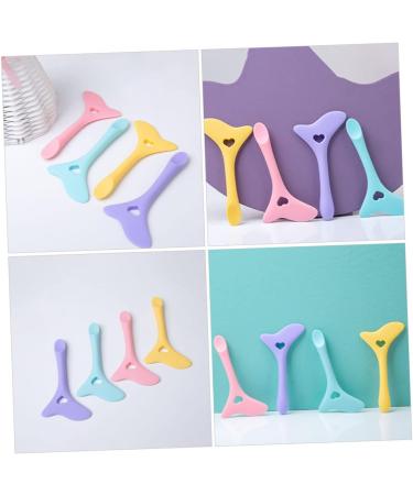 SOESFOUFU Eyeliner Aid Candy Lipstick Pink Tools Eye Makeup Eyeliner Guide Template Eyeshadow Pads Stencils Eyeshadow Guide Face Cream Spoon Eyeshadow Aids Violet Seal 11.7X5.9CM Violet - Buy Online on GoSupps.com