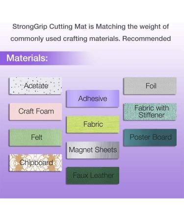 REALIKE 12x12 Cutting Mat for Silhouette Cameo 3/2/1 - Set of 3 Mats - StandardGrip, LightGrip, StrongGrip - Ideal for Crafts, Quilting, Sewing, Scrapbooking - Gridded Non-Slip Adhesive Mat for Cameo 12*12 - Buy Online on GoSupps.com