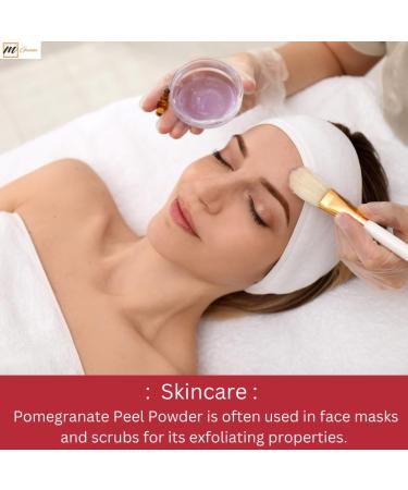 100% Natural Pomegranate Peel Powder | Punica Grantum | Skin Hair & Health Care | 0.5 LBS / 227 GMS - International Shipping Available - Buy Online on GoSupps.com