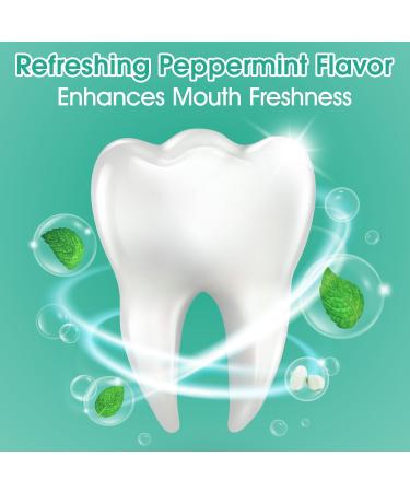 150P Toothpaste Tablets-Nano Hydroxyapatite Toothpaste Chewable Toothpaste Tablets for Sensitive Teeth Flouride&Plastic Free Friendly Travel Tabs-3.2 0Z - Buy Online on GoSupps.com