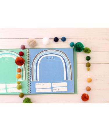 Lucy Darling Little Rainbow Baby Memory Book - First Year Journal Album To Capture Precious Moments - Milestone Keepsake For Boy Or Girl - Made In USA - Buy Online on GoSupps.com