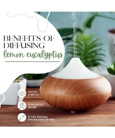 Lemon Eucalyptus Essential Oil - 32 fl oz - Aluminum Bottle - 100% Pure Essential Oil - GreenHealth - Buy Online on GoSupps.com