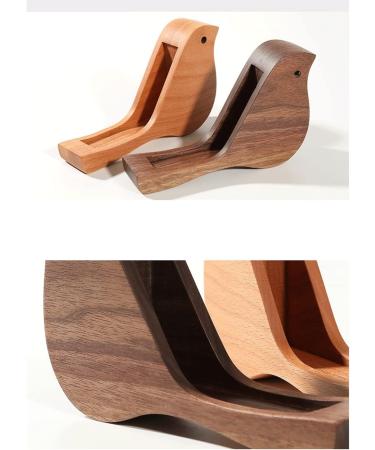 Business Card Holder Small Bird Card Wooden Business Card Case Creative Exhibition Male and Female Front Desk Horizontal Storage Rack Business Card Display Stand (Color : 1) - Buy Online on GoSupps.com