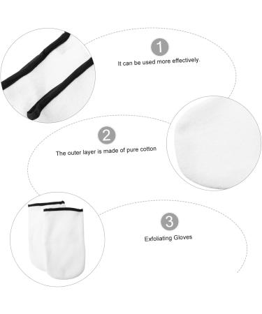minkissy 4 Pairs Hand and Foot Mask Paraffin Wax Foot Liners Remover Paraffin Wax Foot Bags Moisturizing Wax Bag Feets Spa Boots White Bath Bag Thicken Knitted Fabric - Buy Online on GoSupps.com