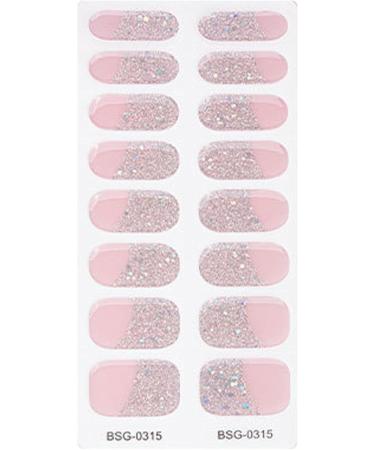 Semi-Cured Nail Wraps Natural Gloss Gel Nail Strips | Adhesive Nail Polish Strips Fingernail Manicure Stickers Salon-Quality Finish Easy Application - Buy Online on GoSupps.com