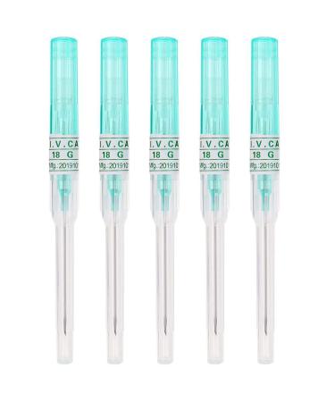 Piercing Needles 18G - 50pcs Catheter Piercing Needles for IV Start Kit - Buy Online on GoSupps.com