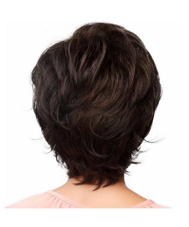 Asifen Short Layered Wigs with Side Bangs - Premium Human Hair Wigs for Women | International Shipping - Buy Online on GoSupps.com