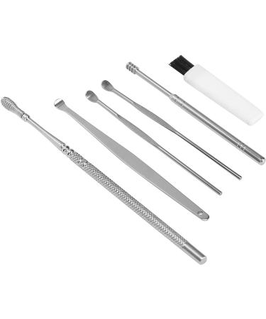 Stainless Steel Ear Wax Removal Tool Set - Spiral Earpick Cleaner for Ear Cleaning - Buy Online on GoSupps.com