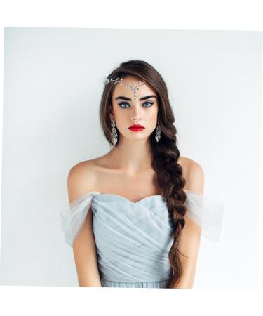 GLSTOY Bridal Headwear Forehead Headpiece Rhinestone Hair Accessory Bride Headpieces Women Head Chain Jewelry Rhinestone Head Chain Wedding Head Jewelry Rhinestone Headpiece Metal Jewelry - Buy Online on GoSupps.com