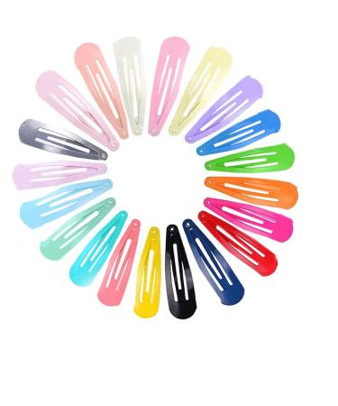 Leixson 80 Pieces Snap Hair Clips Hair Clips for Girls Toddler Cute Colorful Hair Barrette for Kids Teens Women Hair Accessories
