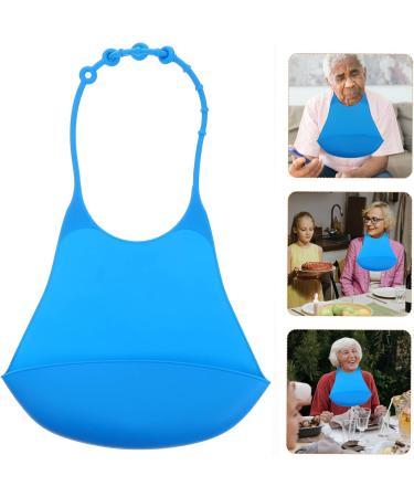 Adult Silicone Bib Silicone Bib with Pocket Silicone Bibs for Infant Clothing Silicon Bib Senior Bibs - Buy Online on GoSupps.com
