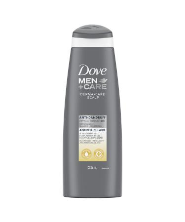 Dove Men + Care Derma+Care Scalp 2in1 Shampoo & Conditioner Anti-Dandruff Dryness + Itch Relief hair care with Pyrithione Zinc 355 ml