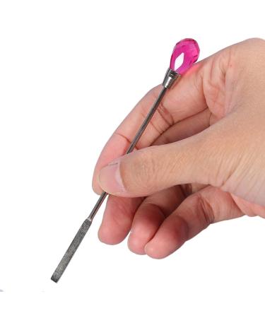 Angrek Nail Art Tool Set: 2-Piece Make-Up Palette & Spatula Picker - Gel Powder Mixing & Manicure Stirring Stick (Red) - Buy Online on GoSupps.com