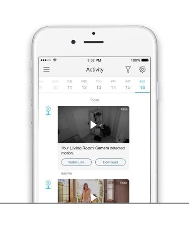 TP-Link Kasa Indoor Camera: 2-Year Rolling 2-Day Video History, 1080P, Night Vision, 2-Way Audio, Motion Detection, Pet Baby Monitor, Alexa & Google Home Compatible (KC120) - Buy Online on GoSupps.com