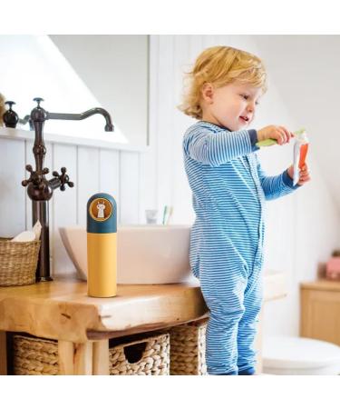 Jadin Children's Toothbrush Travel Case - 2 Pack Portable Cartoon Toothbrush Covers for Girls | Perfect for Home School & Camping (Yellow + White) - Buy Online on GoSupps.com