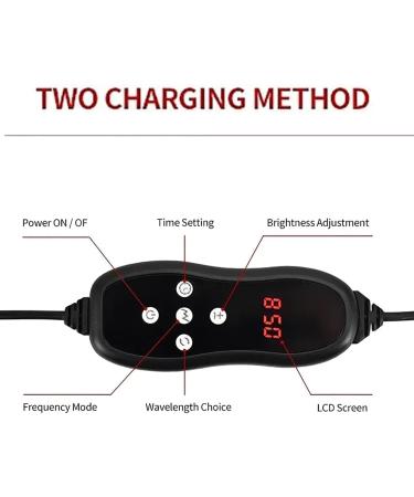 Chapeau De Th rapie par La Lumi re Rouge Casque De Croissance des Cheveux 660 Nm/850 Nm/940 Nm avec 160 Perles De Lampe LED 6 R glages De Temps Et 5 R glages De Luminosit Repousse des Cheveux - Buy Online on GoSupps.com
