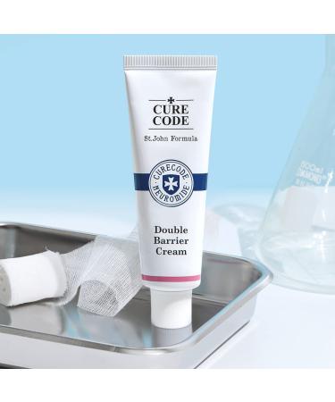 CURECODE Double Barrier Cream (80 ml) - Korean Skin-Biome Science with Neuromide | Soothes Sensitive & Dry Skin | Strengthens & Repairs Skin Barrier | EWG Verified - Buy Online on GoSupps.com