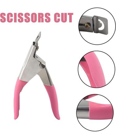 Bzwyonst Nail clippers for nails and false acrylic nails easy to use pink. - Buy Online on GoSupps.com