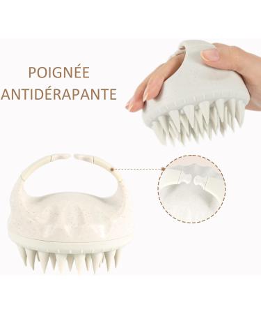 Premium Silicone Scalp Massage Brush - Ultimate Hair Care for Wet & Dry Use | Gentle Head Massager for Healthy Scalp & Hair - Buy Online on GoSupps.com