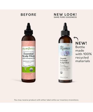 Sky Organics Organic Essential Scalp Elixir for Hair USDA Certified Organic to Hydrate Soothe & Nourish Scalp 6 fl. Oz - Buy Online on GoSupps.com