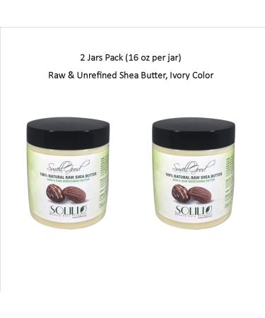 Buy 32oz Fair Trade IVORY African Shea Butter - Premium Quality | International Shipping Available - Buy Online on GoSupps.com