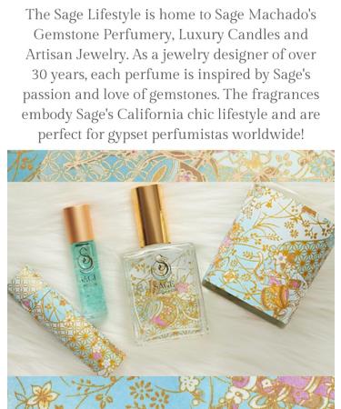 Turquoise Organic Perfume Spray by Sage- 2 oz Vegan & Cruelty-Free Marine Scent Waterflower Musk Blue Chamomile Grapefruit Turquoise 2 oz Eau de Toilette Spray - Buy Online on GoSupps.com