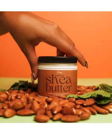 Organic Whipped Shea Butter - Hydrating & Lightweight for All Skin Types - 8 oz - Buy Online on GoSupps.com