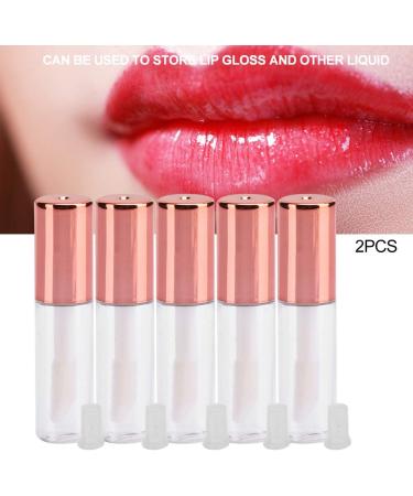 Gatuxe Lip Gloss Tube Rose Gold 10pcs 1ml Lip Gloss Tubes Lip Sample Container for Lip Balm Homemade - Buy Online on GoSupps.com