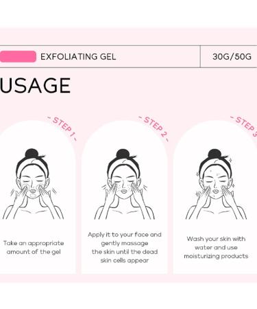 Purifying Exfoliating Gel Exfoliating Face Scrub Gentle Body Scrubber Moisturizing Gels Deep Cleansing Moisturizing Facial Scrub For All Skin Types (1PC) - Buy Online on GoSupps.com