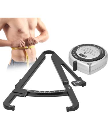 Body Fat Caliper BMI Measuring Tape Body Fat Tester Skinfold Calipers Body Fat Measure Tape Set for Measuring Body - Buy Online on GoSupps.com