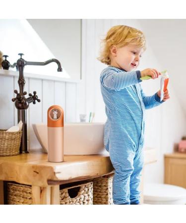 Jadin Children's Toothbrush Case Set | 2 Portable Cartoon Covers for Home School & Travel (White + Orange) - Buy Online on GoSupps.com