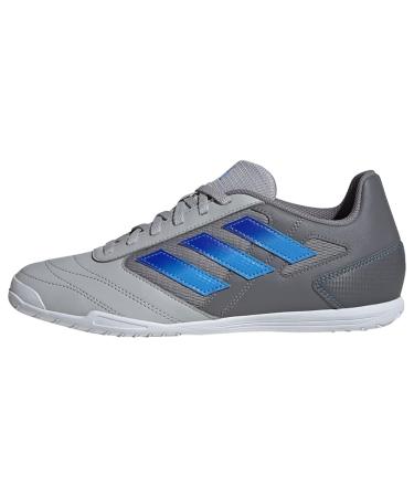 adidas Men's Super Sala 2 Sneaker 43 1/3 EU Grey Two Lucid Blue Blue Burst