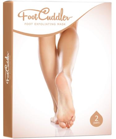 2 Pairs Exfoliating Foot Peel Mask - Repair Heels & Removes Dry Dead Skin for Soft Baby Feet - Foot Peeling Mask - Aloe Vera Gel Foot Mask Booties Socks For Men & Women - Feet Hard Skin Remover