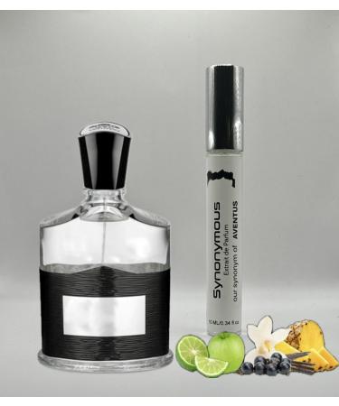 SYNONYMOUS of AVENTUS PERFUME Spray 10 ML.Long-lasting fragrance 99% identical for men and women.TRAVEL SIZE Edition that highlights your style(large bottle Not included)