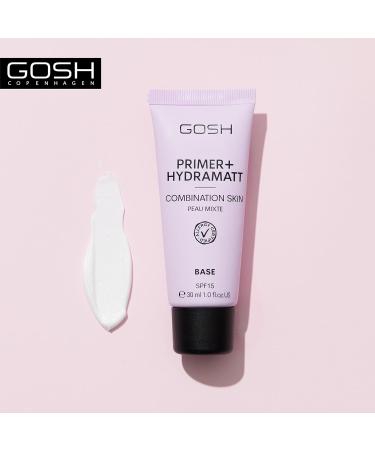 GOSH Primer for Oily & Combination Skin | SPF 15 Vegan Matting & Moisturizing | Allergy-Certified & Perfume-Free Makeup - Buy Online on GoSupps.com
