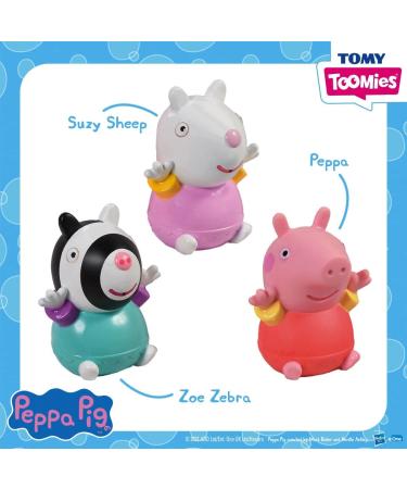 Toomies Peppa and Friends Squirters Bath Toys Playset - Squeezable & Soft Touch, Multicolor - Buy Online on GoSupps.com