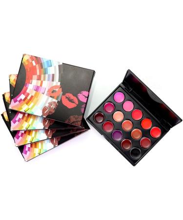 Makeup set including: a collection of 15 professional lipsticks richly pigmented matte and glossy finishes creamy texture in Lar colors - Buy Online on GoSupps.com