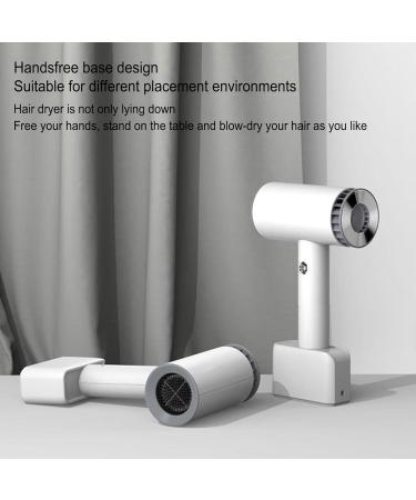 Cordless Hair Dryer Professional Efficient Rechargeable Blow Dryer with Hot Cold Air Options Portable Lightweight Design Digital Display for Student Dormitory Travel Outdoor - Buy Online on GoSupps.com