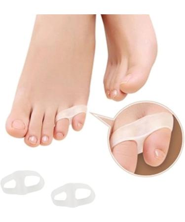Buy Sgirl Little Toe Soft Silicone Orthotics - 2 Holes Bunion Tail Toe Straightener | Comfort & Support for All Feet - Buy Online on GoSupps.com