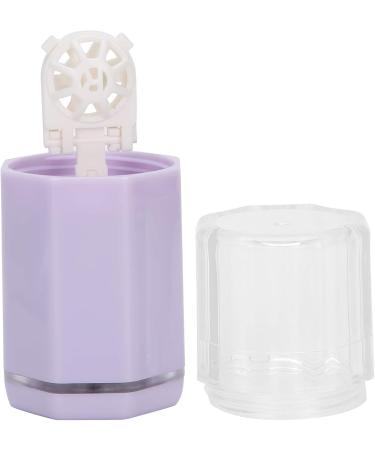 Portable Contact Lens Cleaner & Container - Automatic Ultrasound Cleaning Tools for Home & Travel - Violet - Buy Online on GoSupps.com
