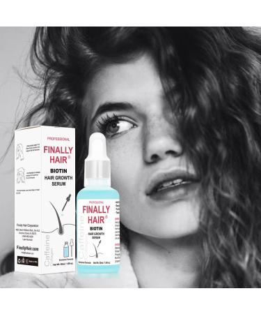 Women's Hair Loss Treatment Serum with Biotin, Collagen, and Caffeine - Promotes Hair Growth and Supports Regrowth - Buy Online on GoSupps.com