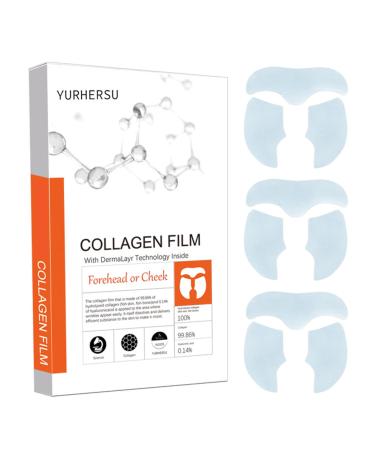 Pure s Film Bio Face Film for Face Soluble Supplement Moisturizing and Hydrating 3pc * Forehead Film 3 Pairs* Cheek Patches