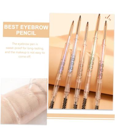 HAPINARY 5pcs Eyebrow Makeup Tools Brow Pencil Eyebrow Pens Hair Double Bun Pencils with Plastic - Buy Online on GoSupps.com