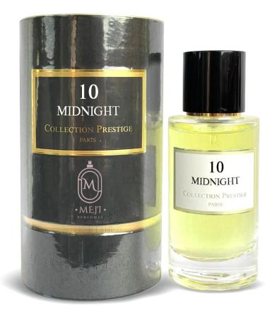 MEJIPARFUMES Midnight n 10 Parfume 50ml Made in France Prestige Collection Paris Perfume For Men and Women