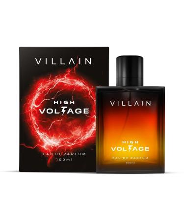 High Voltage Eau de Parfum for Men | Spicy Fougere Fragrance with Patchouli Mint & Cinnamon | Long Lasting Premium Perfume - 100ml - Buy Online on GoSupps.com