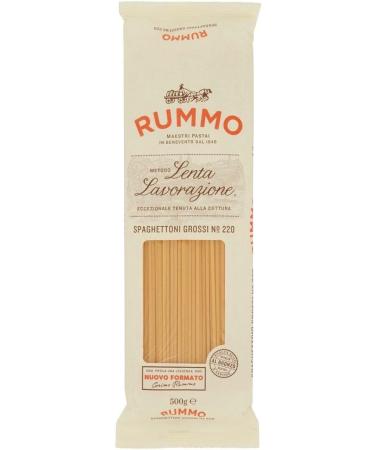  Italian Gourmet E.R. Rummo Spaghettoni Grossi No. 220 Pasta Lenta Lavorazione Durum Wheat Semolina Pasta 500 g Bronze + Gourmet Tomato Pulp Italian Box 400 g - Buy Online on GoSupps.com