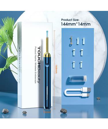Touchbeauty WiFi Ear Wax Removal Otoscope - 1080p Waterproof Camera for Kids & Pets | 360 Wide-Angle - Buy Online on GoSupps.com