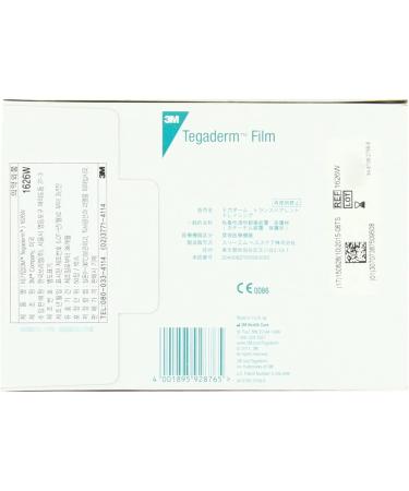 3M Tegaderm Transparent Dressing 4 x 4 3/4 (10 x 12 cm) - 50/Box #1626W - Buy Online on GoSupps.com