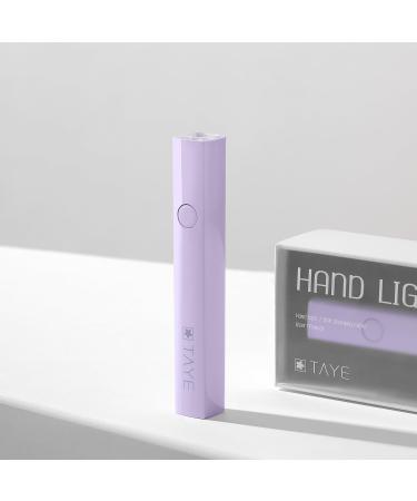 TAYE Mini Nail UV Light for Gel Nails Portable 3W Purple Handheld Led Nail Lamp Professional USB Nail Dryer for Curing Gel Nail Polish Nail Glue Lamp with Type C for DIY at Home Nail Salon