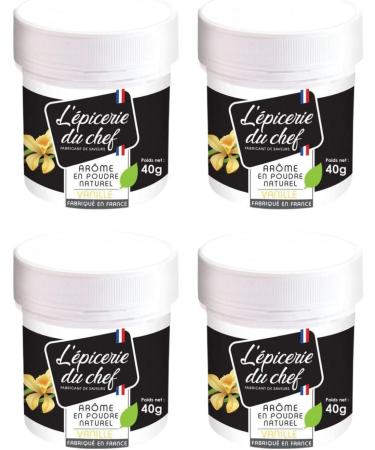 Natural food flavoring powder Vanilla 160 g - Buy Online on GoSupps.com